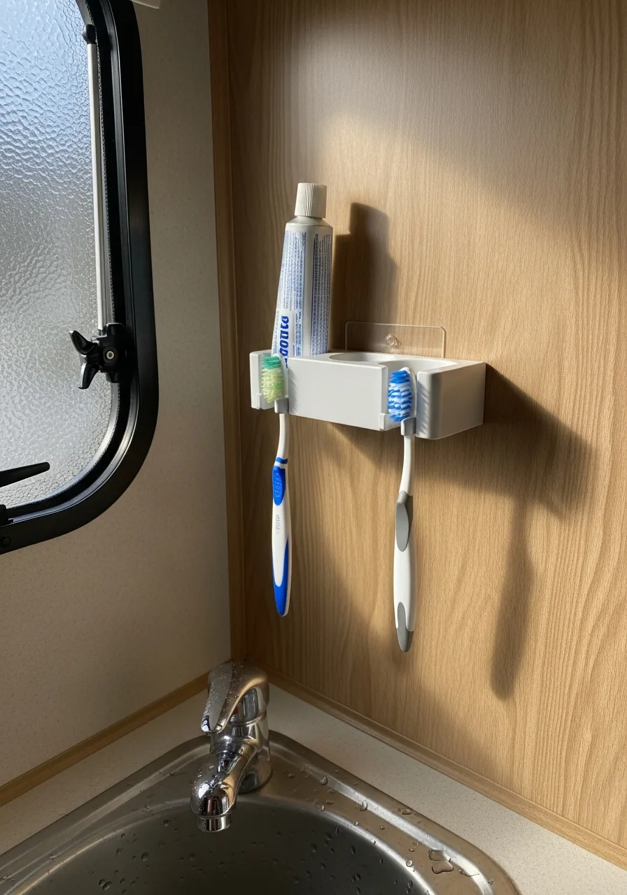 37. Toothbrush Wall Mount