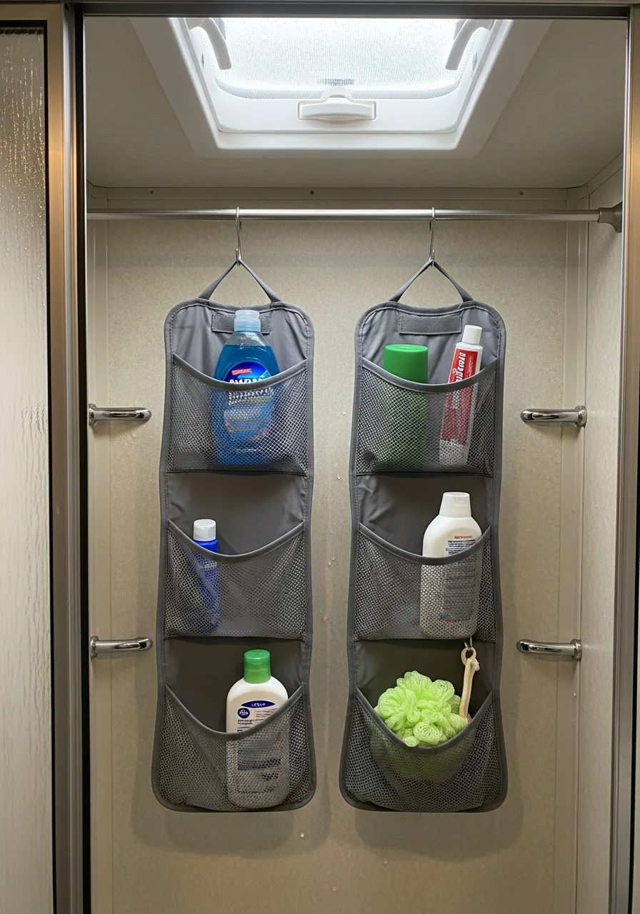 43. Mesh Shower Caddies