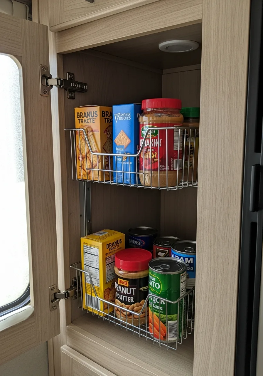 47. Sliding Cabinet Baskets