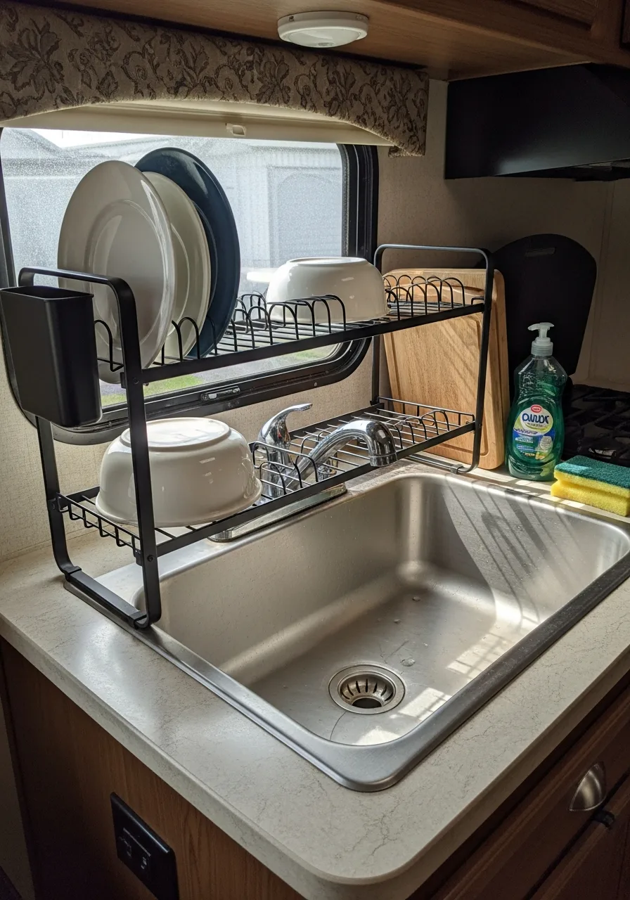 48. Over-the-Sink Drying Rack