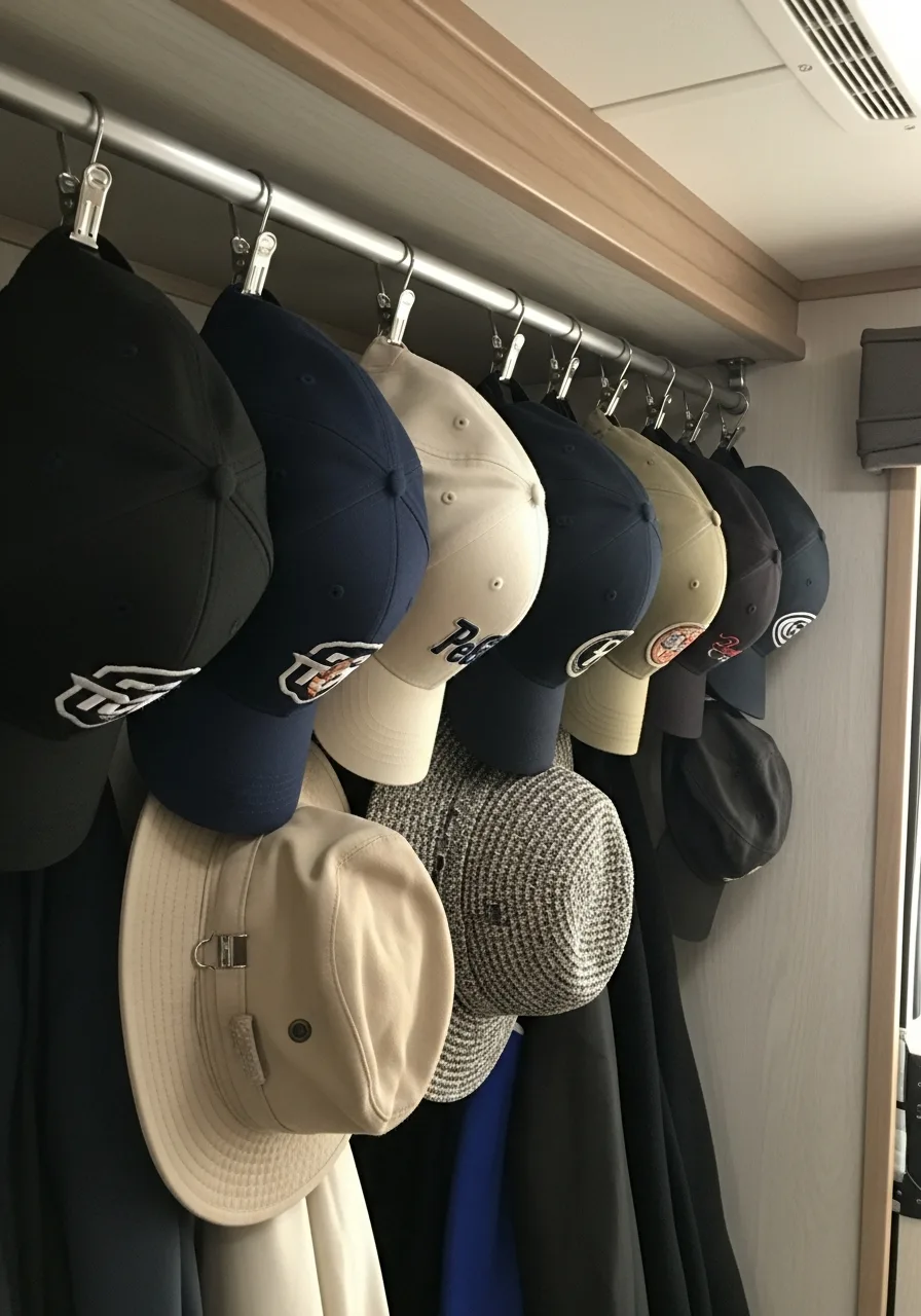 49. Hat Clips for Closets