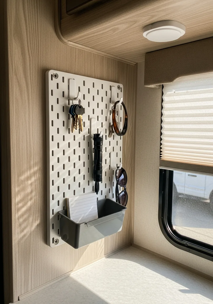 8. Wall Mounted Pegboards