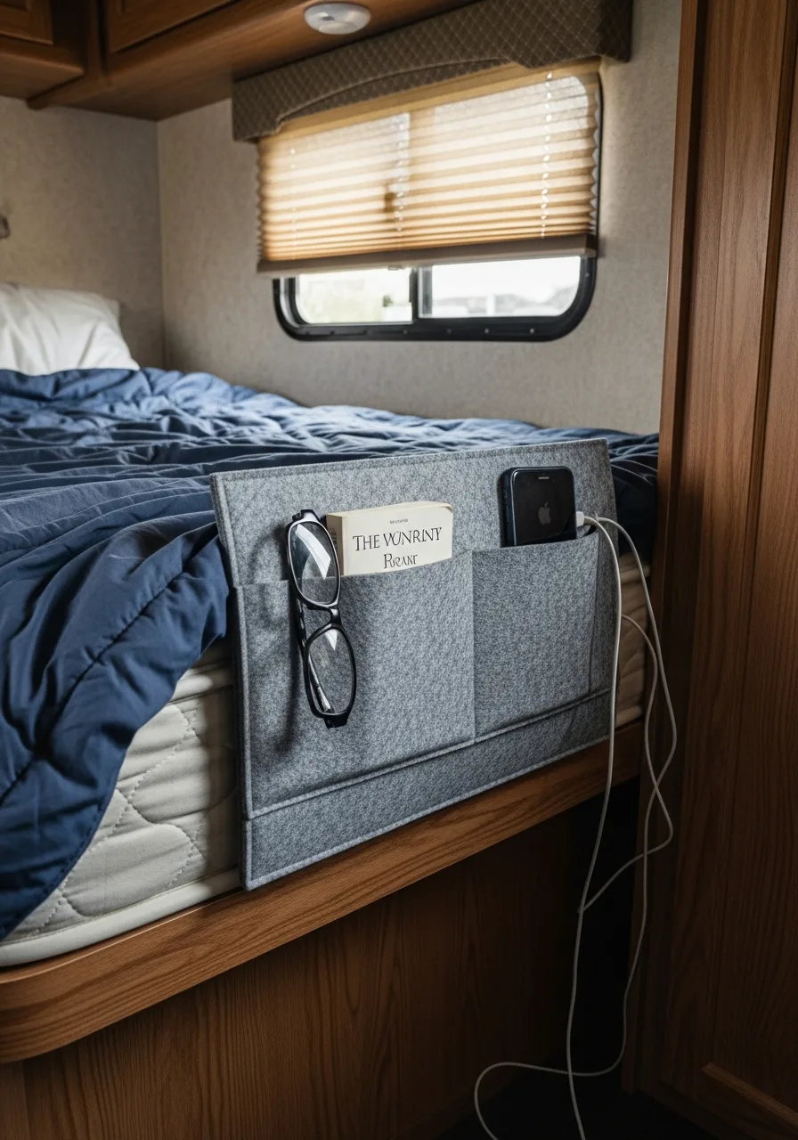 9. Bedside Caddy Organizers