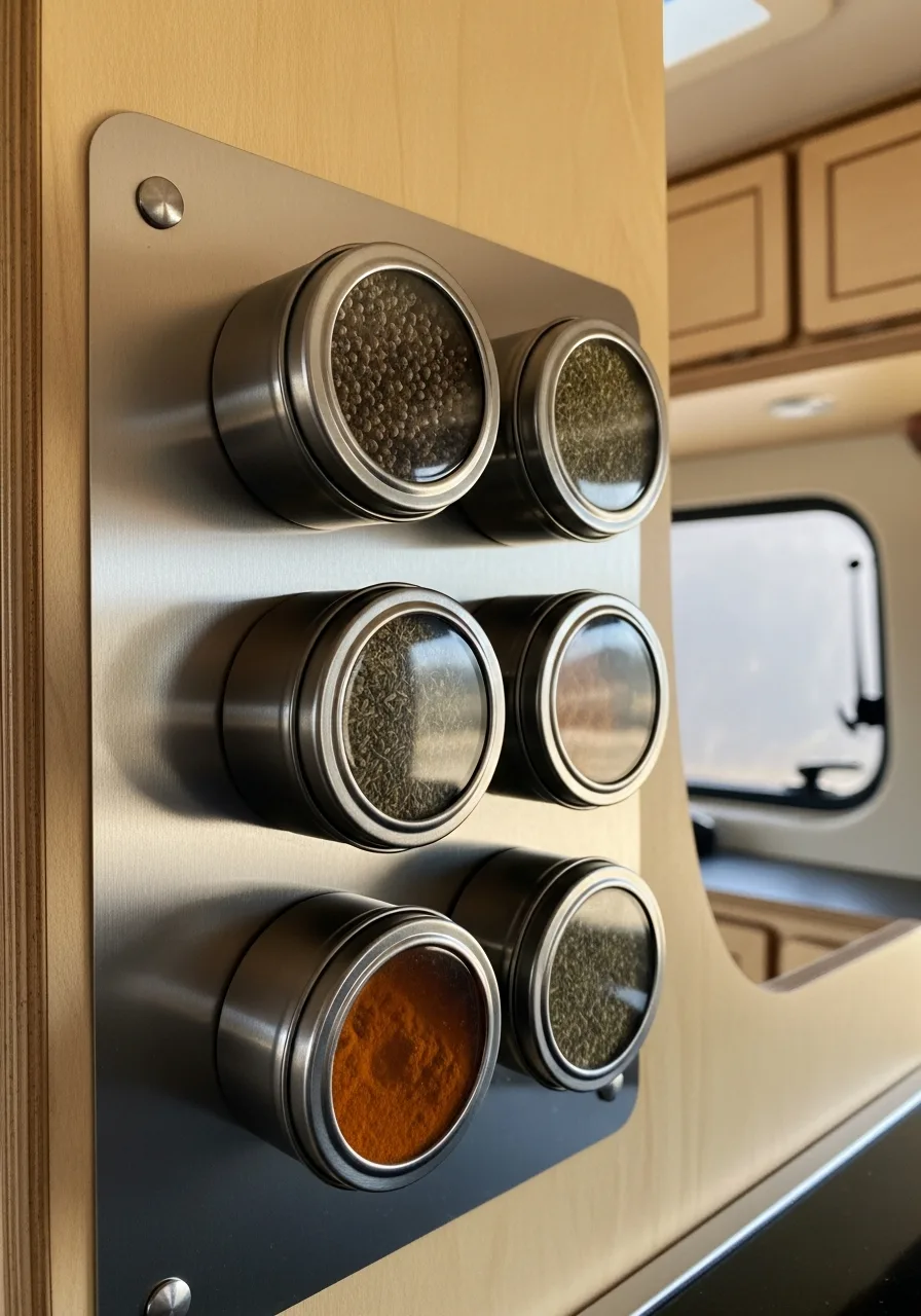 1. Magnetic Spice Tins