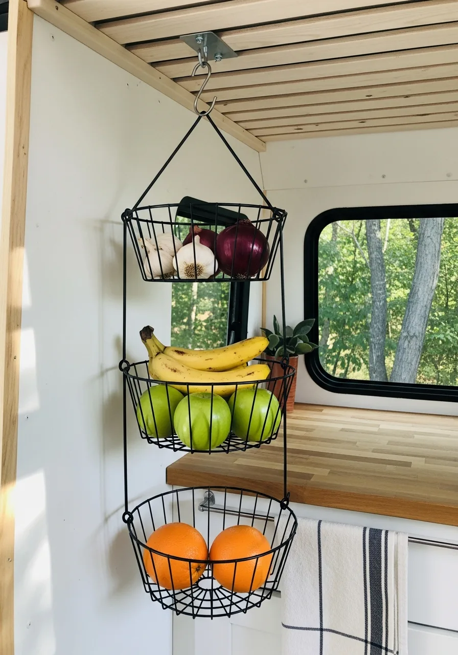 11. Hanging Fruit Baskets