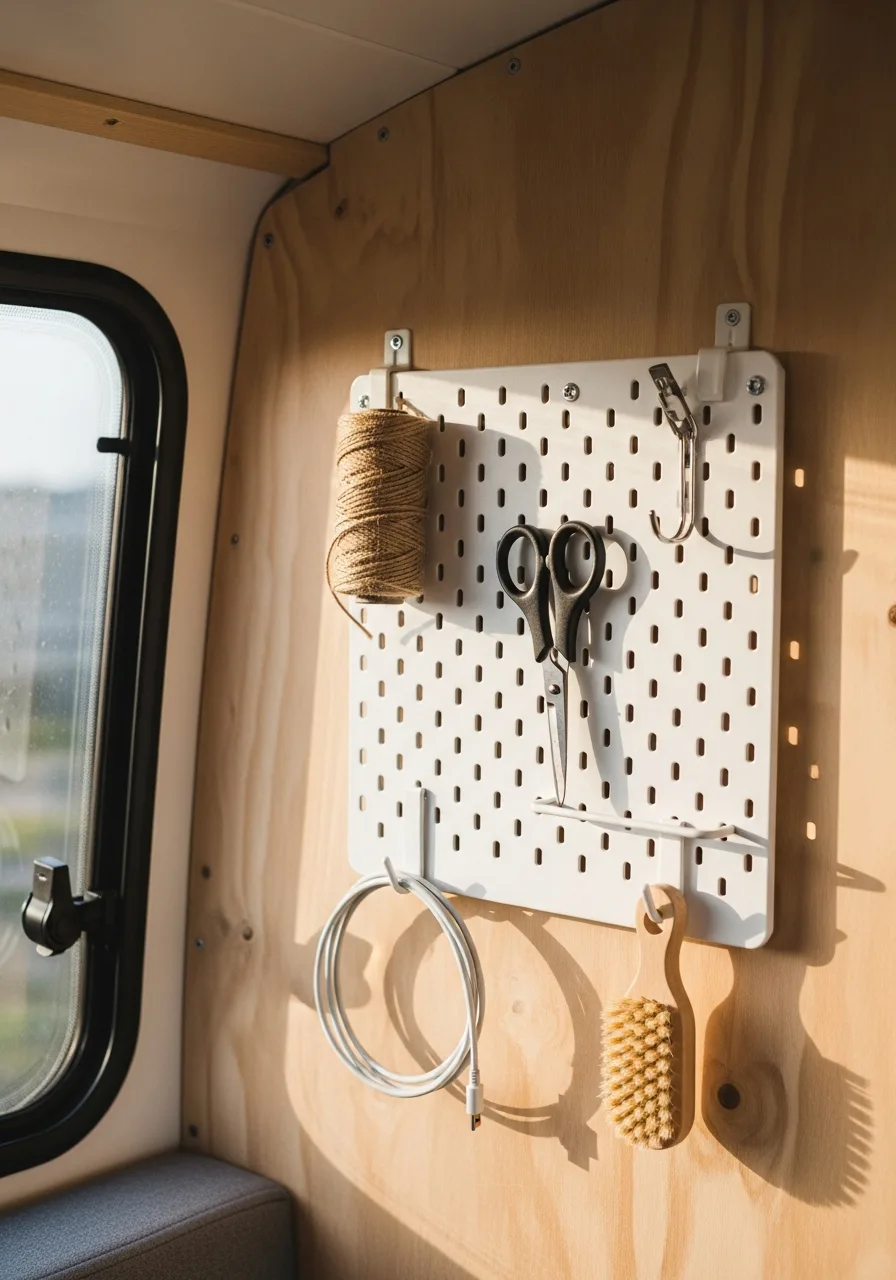 14. Wall Mounted Pegboards