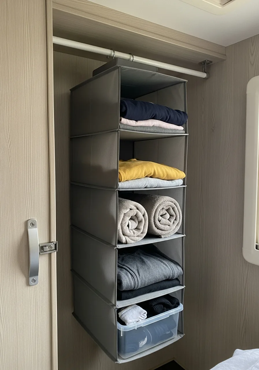 34. Hanging Closet Organizers