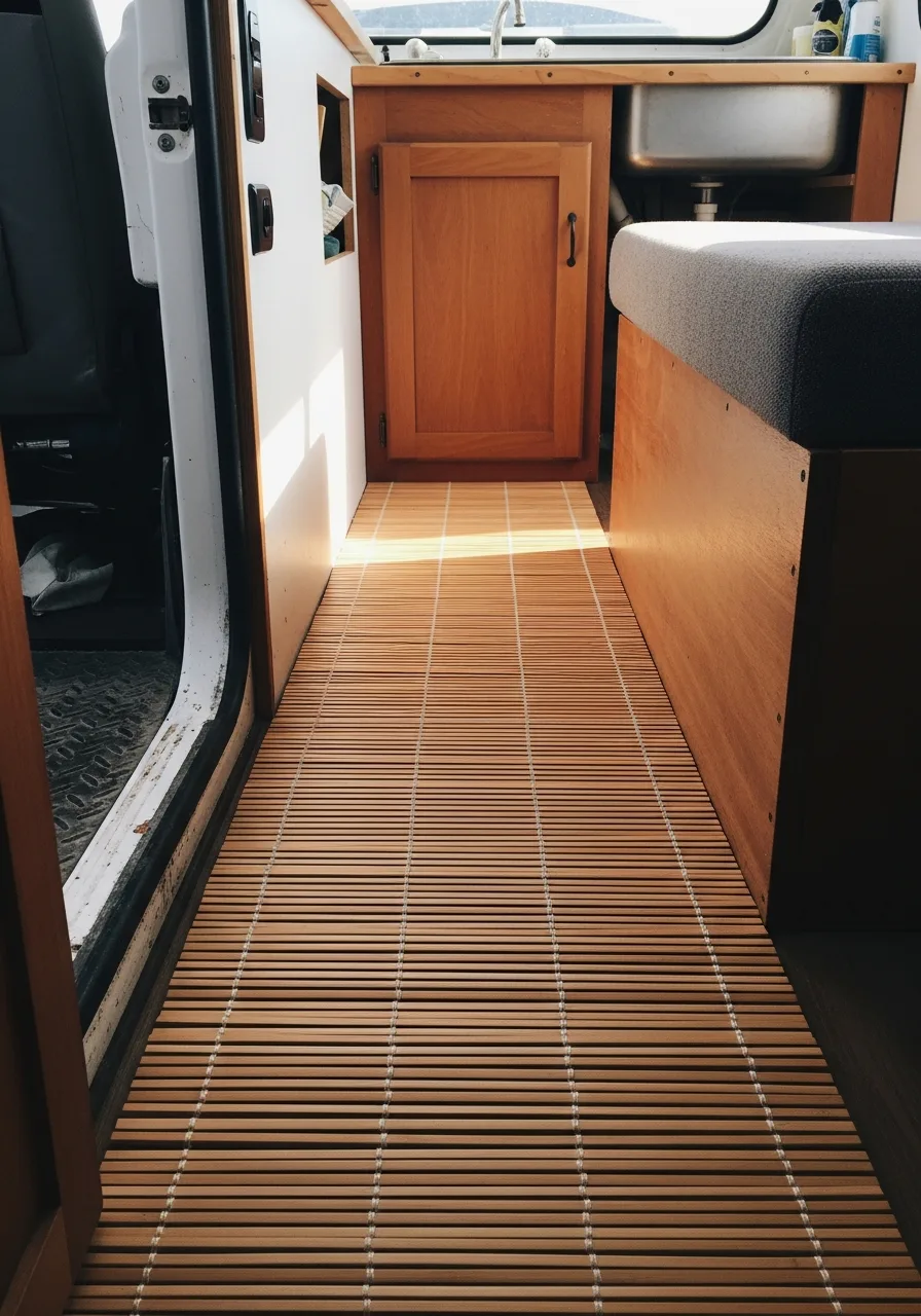 36. Bamboo Floor Mats