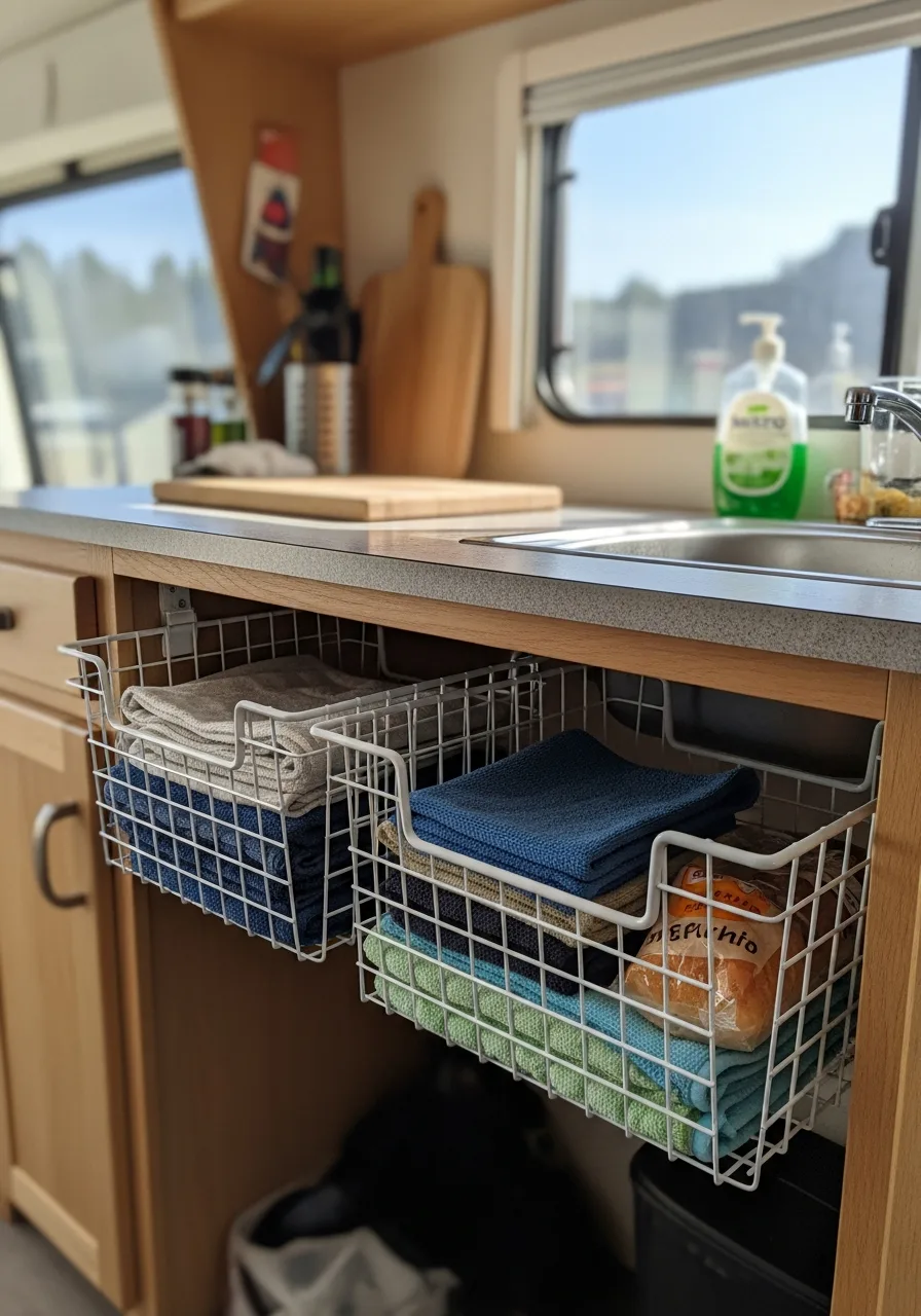 5. Under-Shelf Baskets