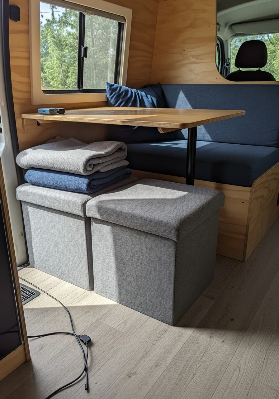7. Storage Ottomans