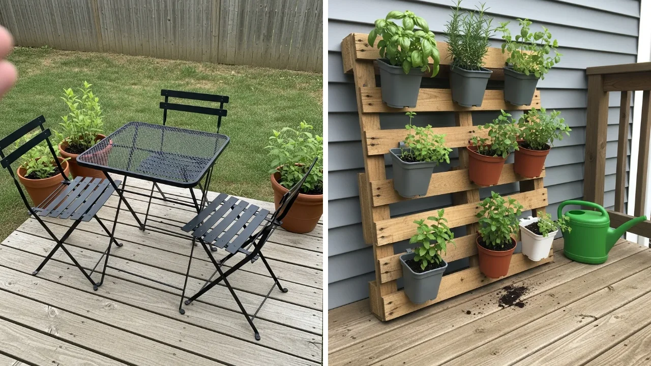 50 Clever Small Deck Decorating Ideas - Addicted To Organization
