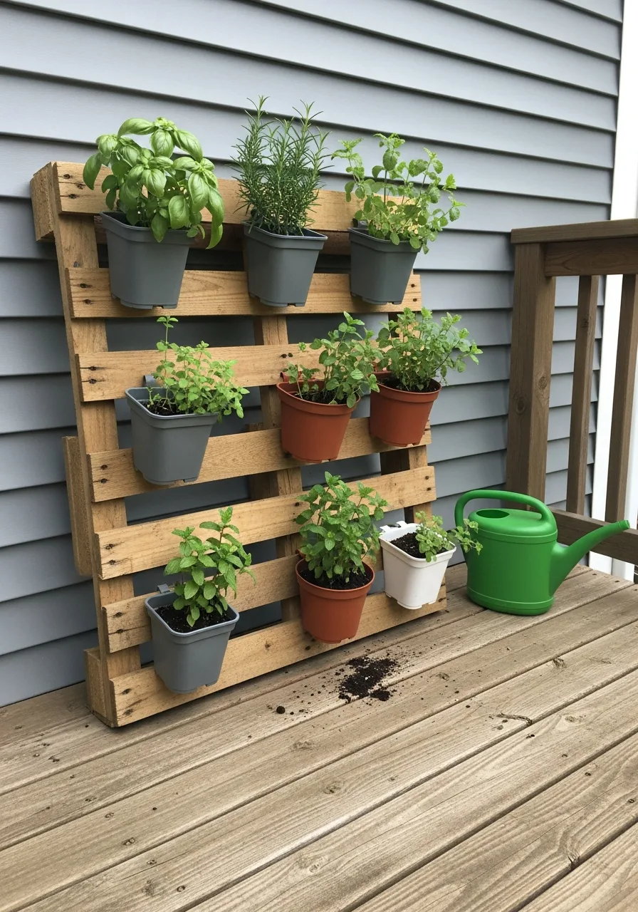2. Vertical Herb Garden