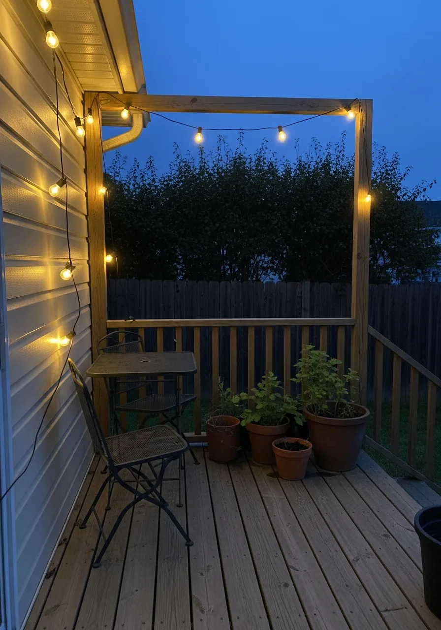 3. Outdoor String Lights