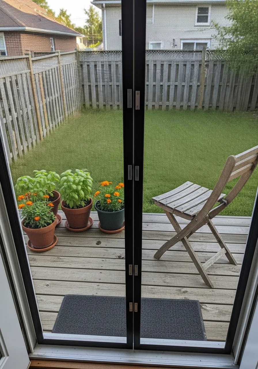 30. Magnetic Screen Door