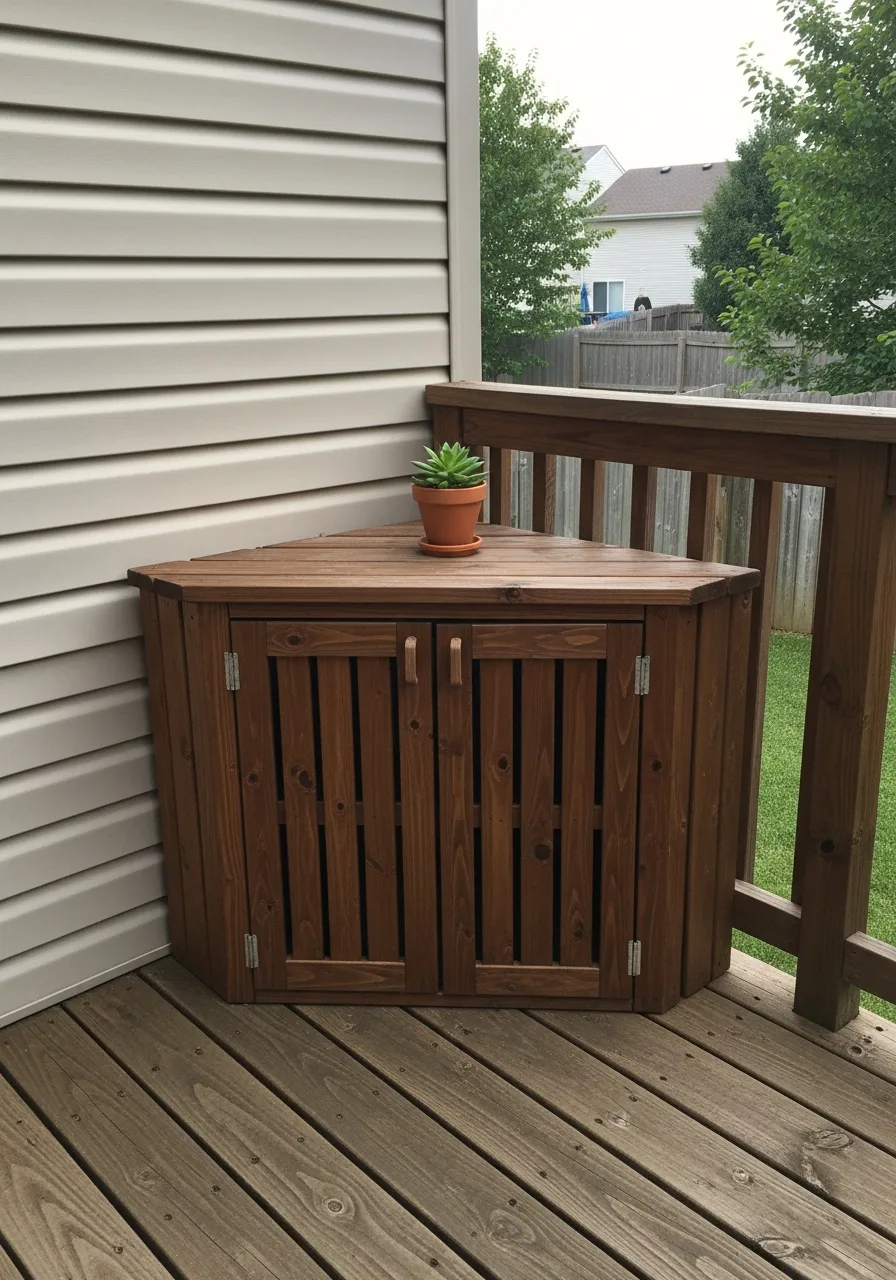 31. Corner Storage Cabinet