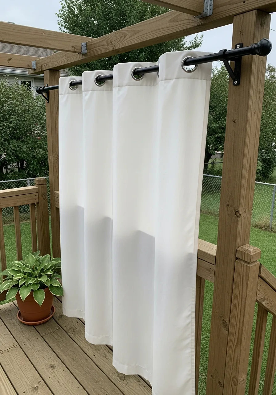 39. Outdoor Curtain Rods