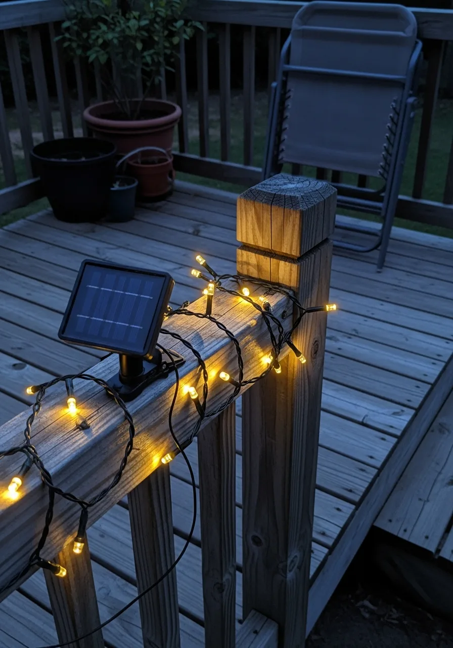 41. Solar Powered Fairy Lights