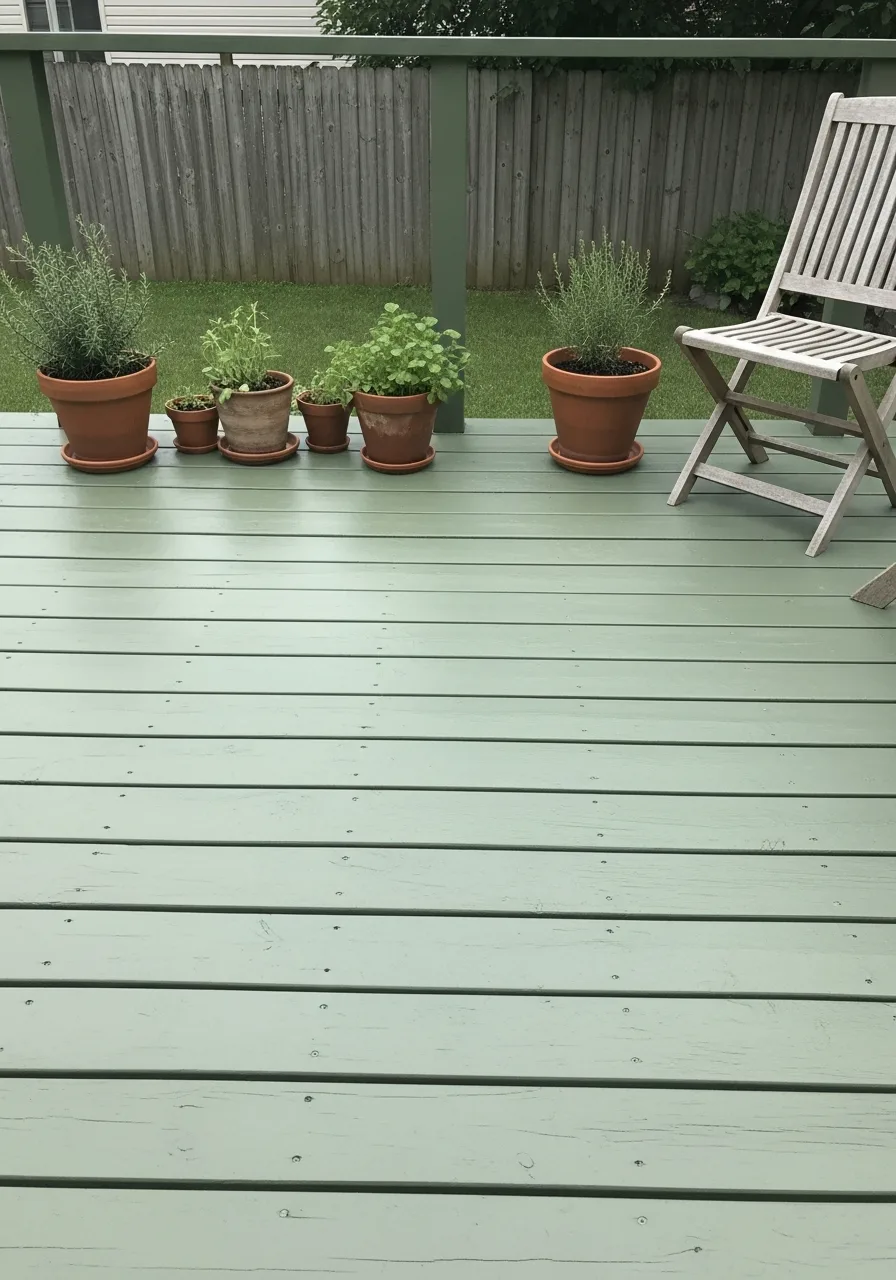 42. Painted Deck Floor
