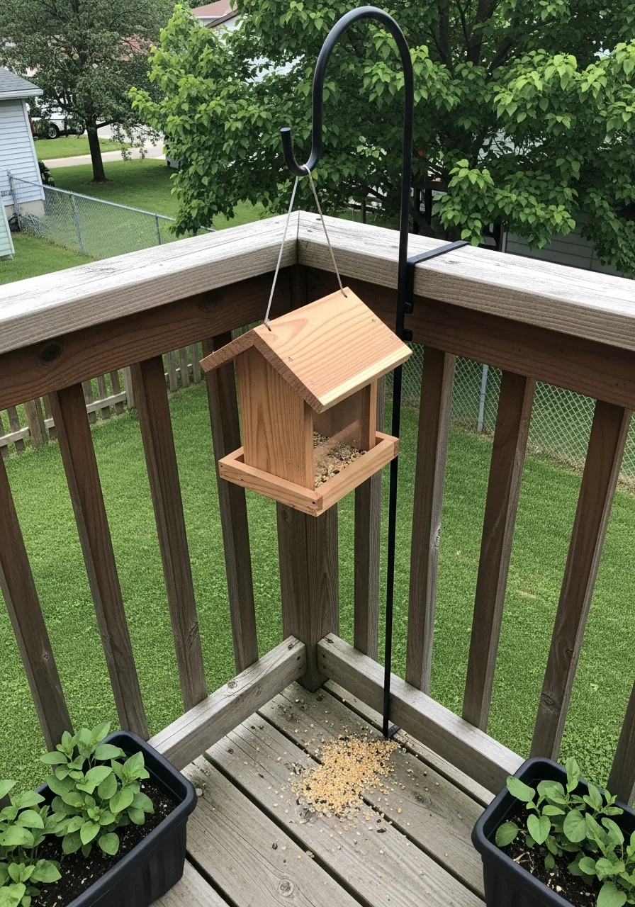 45. Hanging Bird Feeder