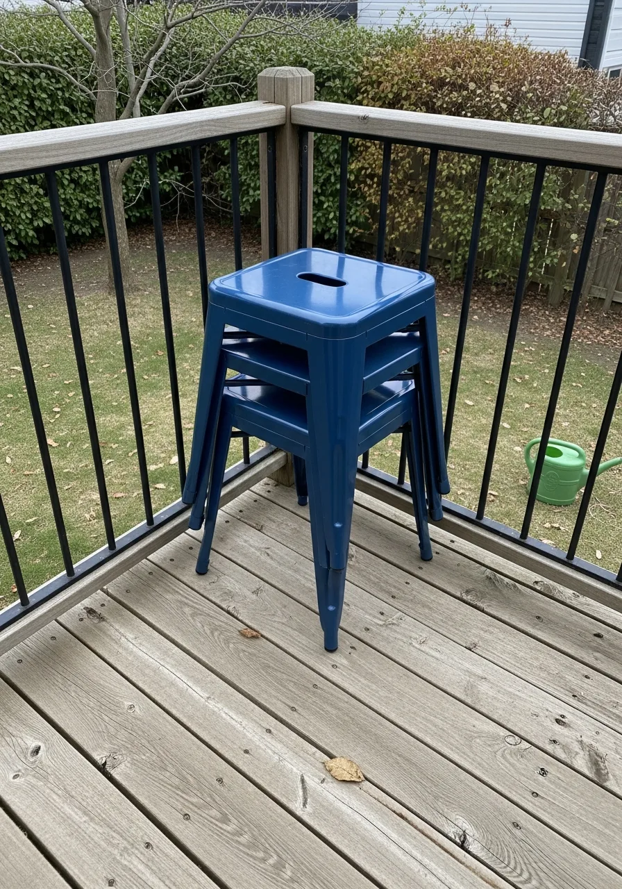 50. Stackable Stool Seating