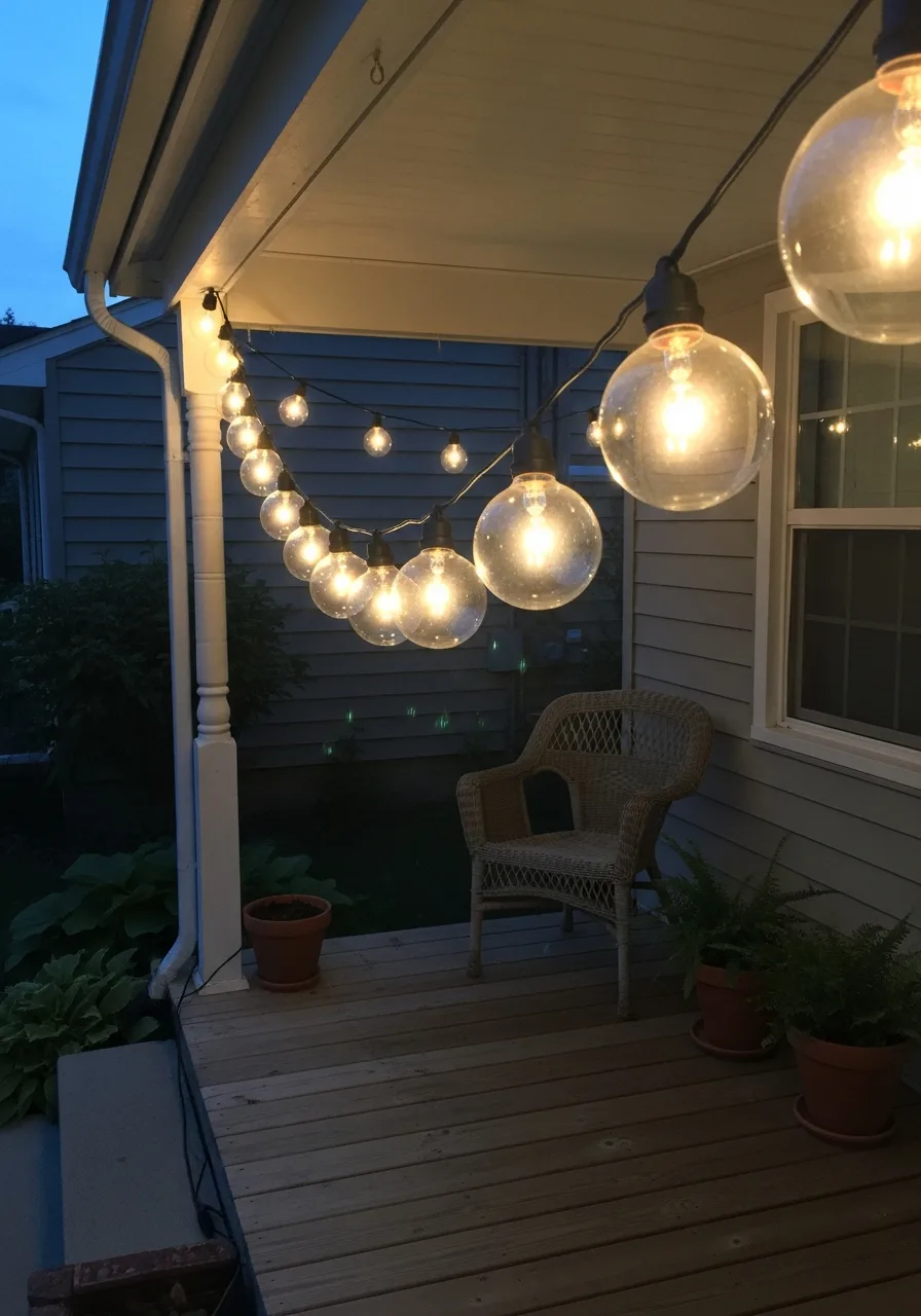 24. String Globe Lights