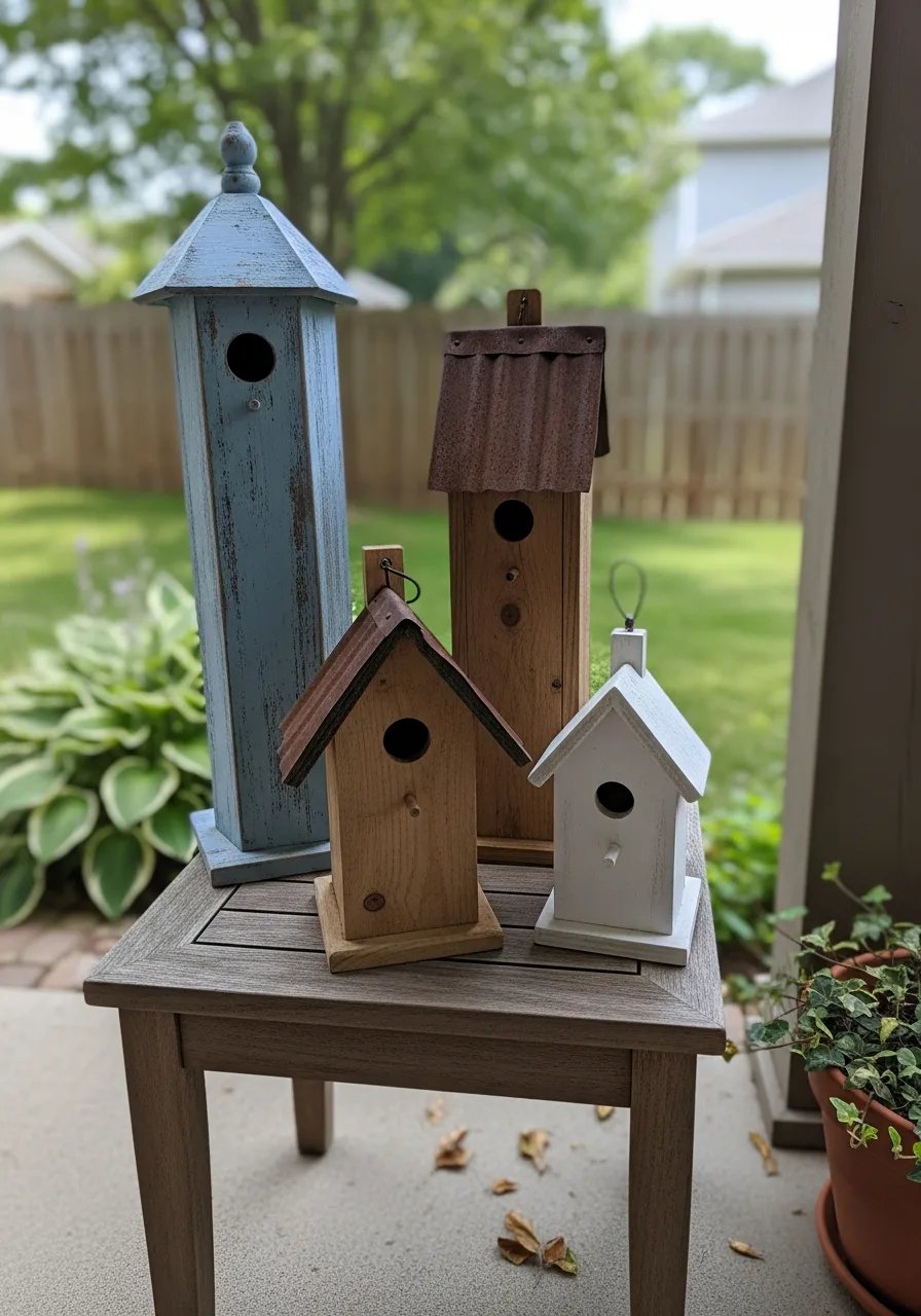 28. Decorative Bird Houses