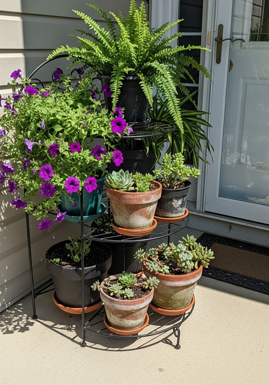 30. Tiered Plant Stands