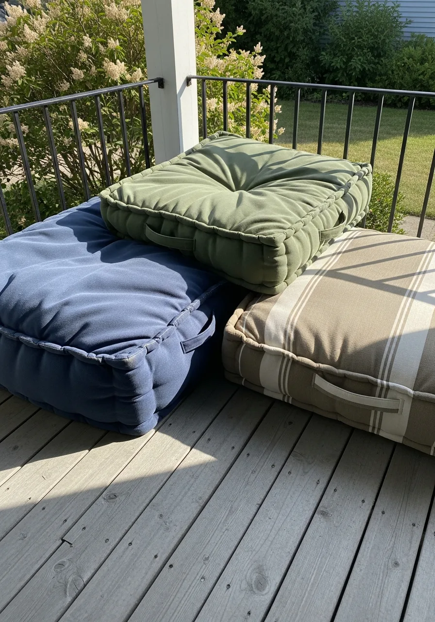 35. Outdoor Floor Cushions