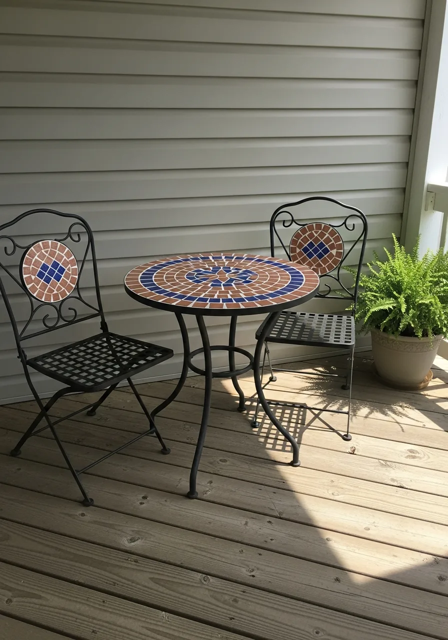 41. Mosaic Bistro Sets