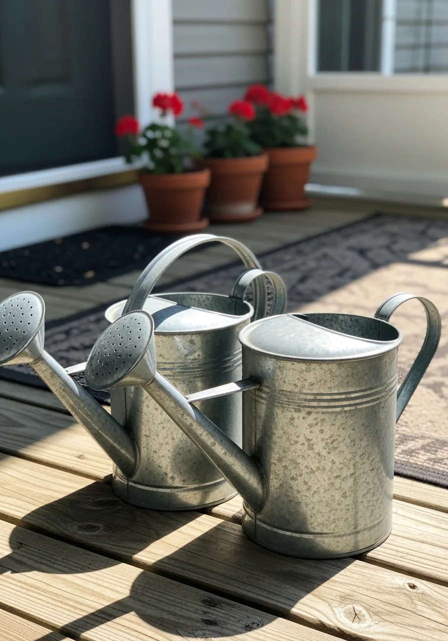46. Metal Watering Cans