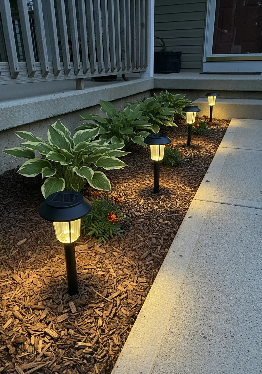 50. Solar Path Lights