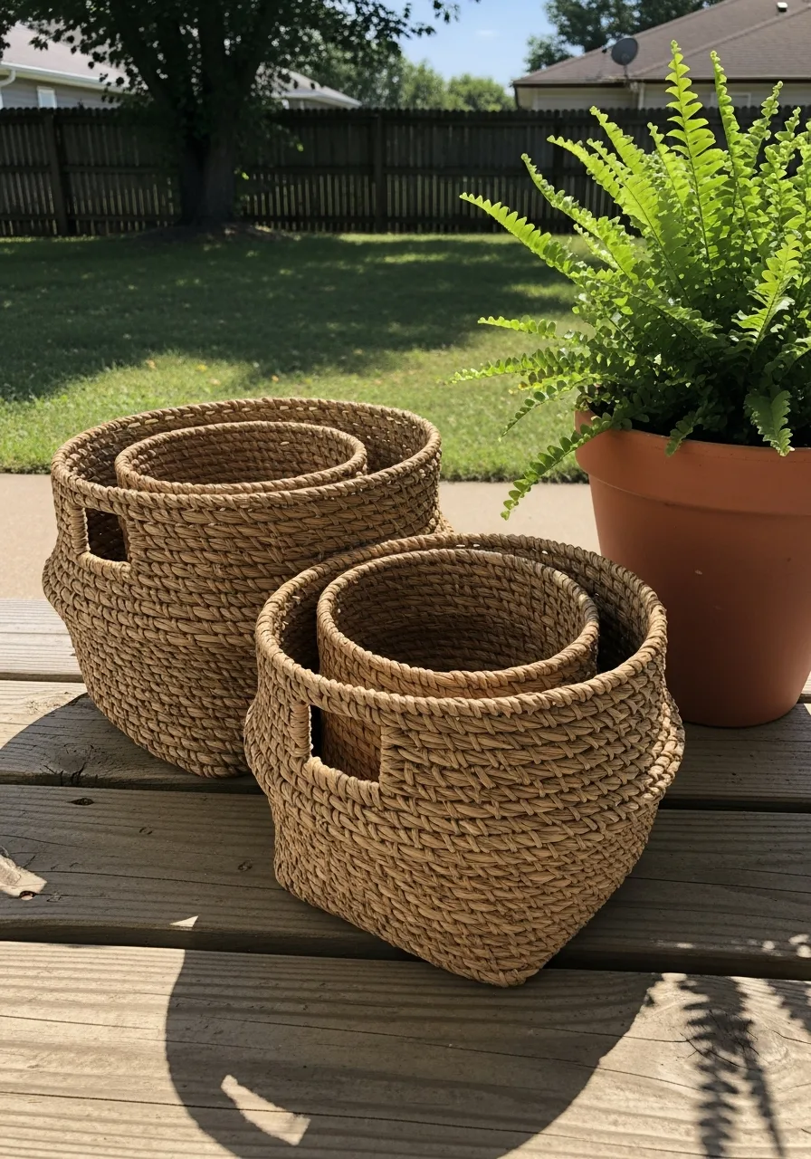 8. Woven Storage Baskets