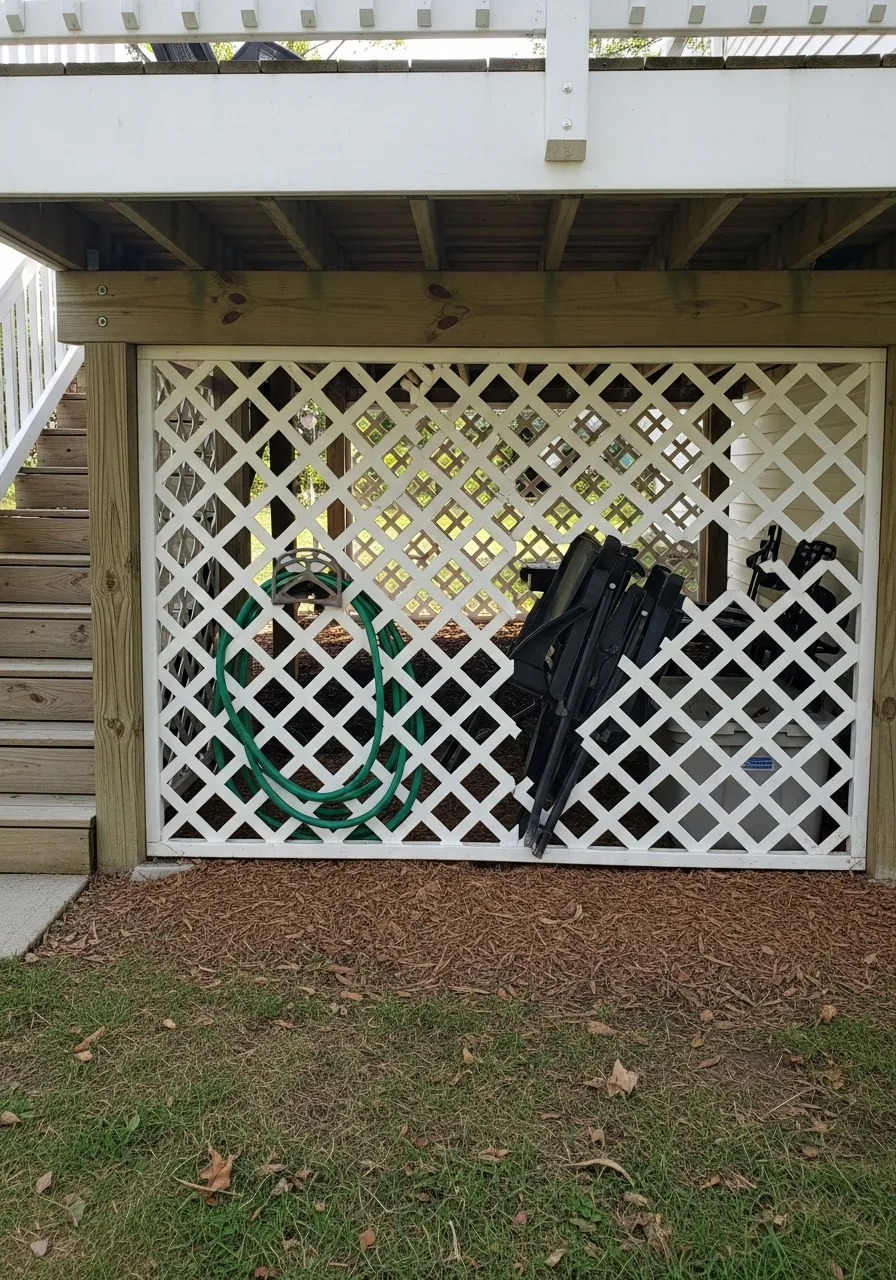 1. Lattice-Enclosed Storage Area