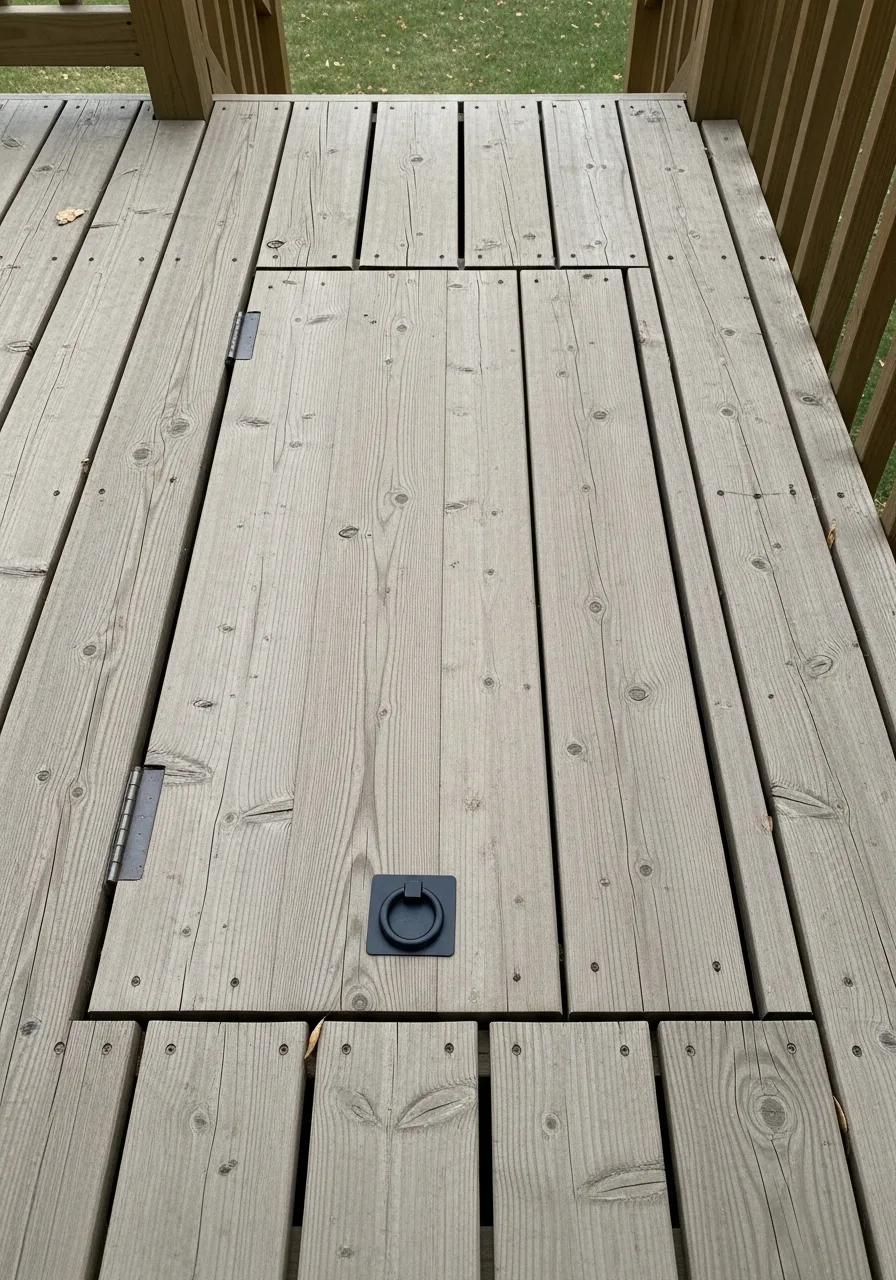 23. Hidden Storage Hatch from Deck
