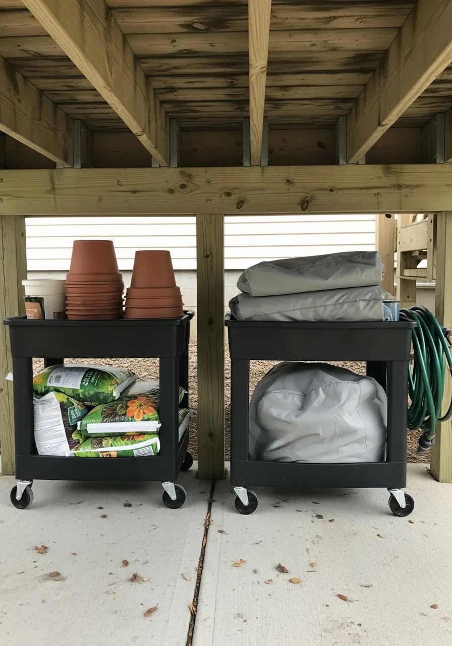 24. Rolling Storage Carts