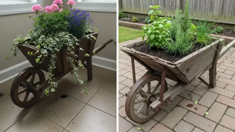 30 Creative Wheelbarrow Planter Ideas