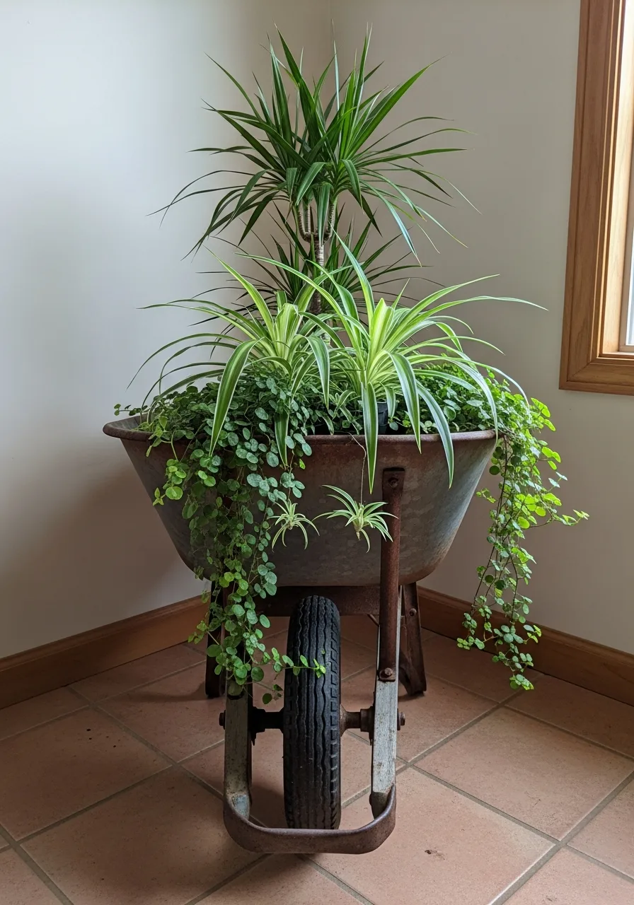 14. Layered Plant Arrangement