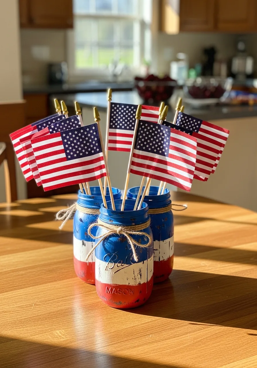 1. Mason Jar Flag Bundle