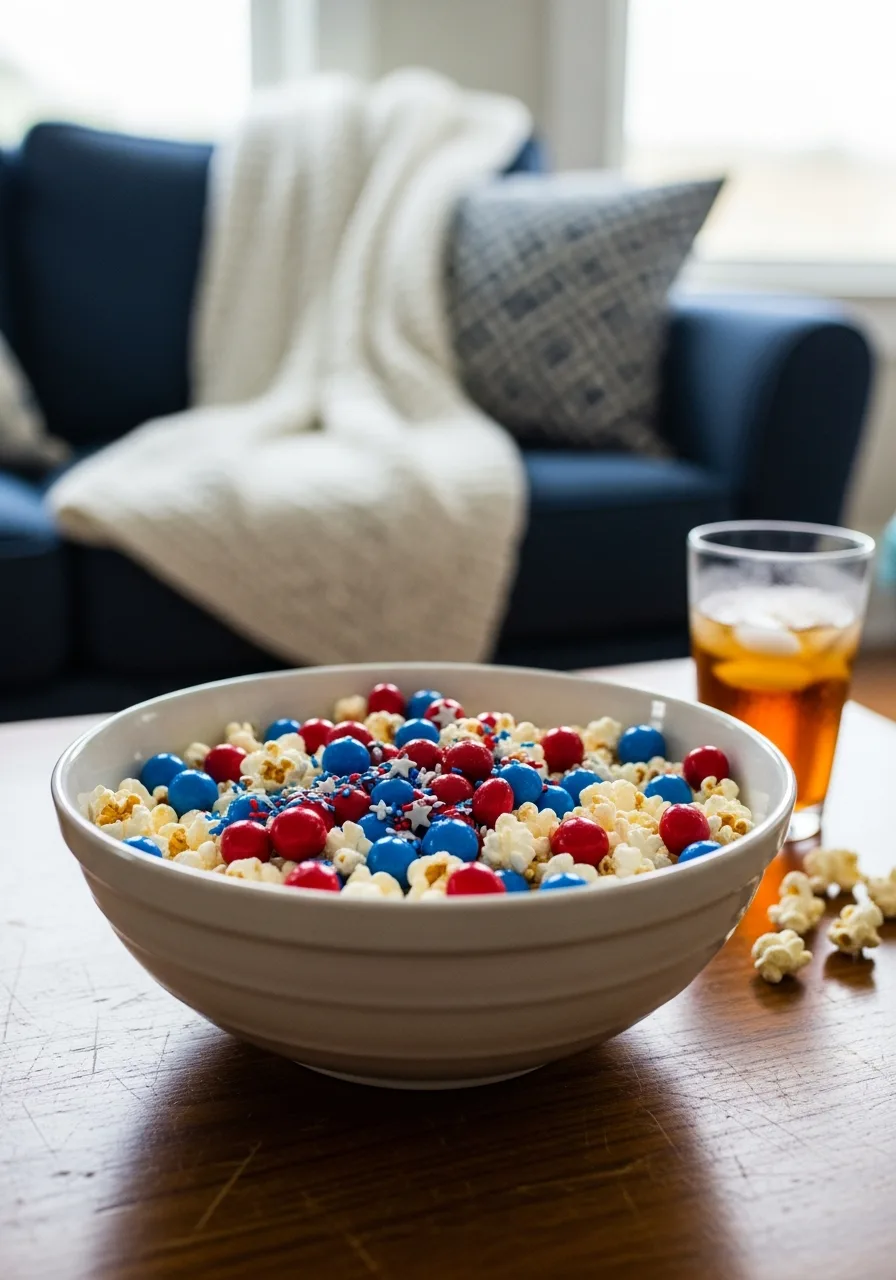 15. Patriotic Popcorn Bowl