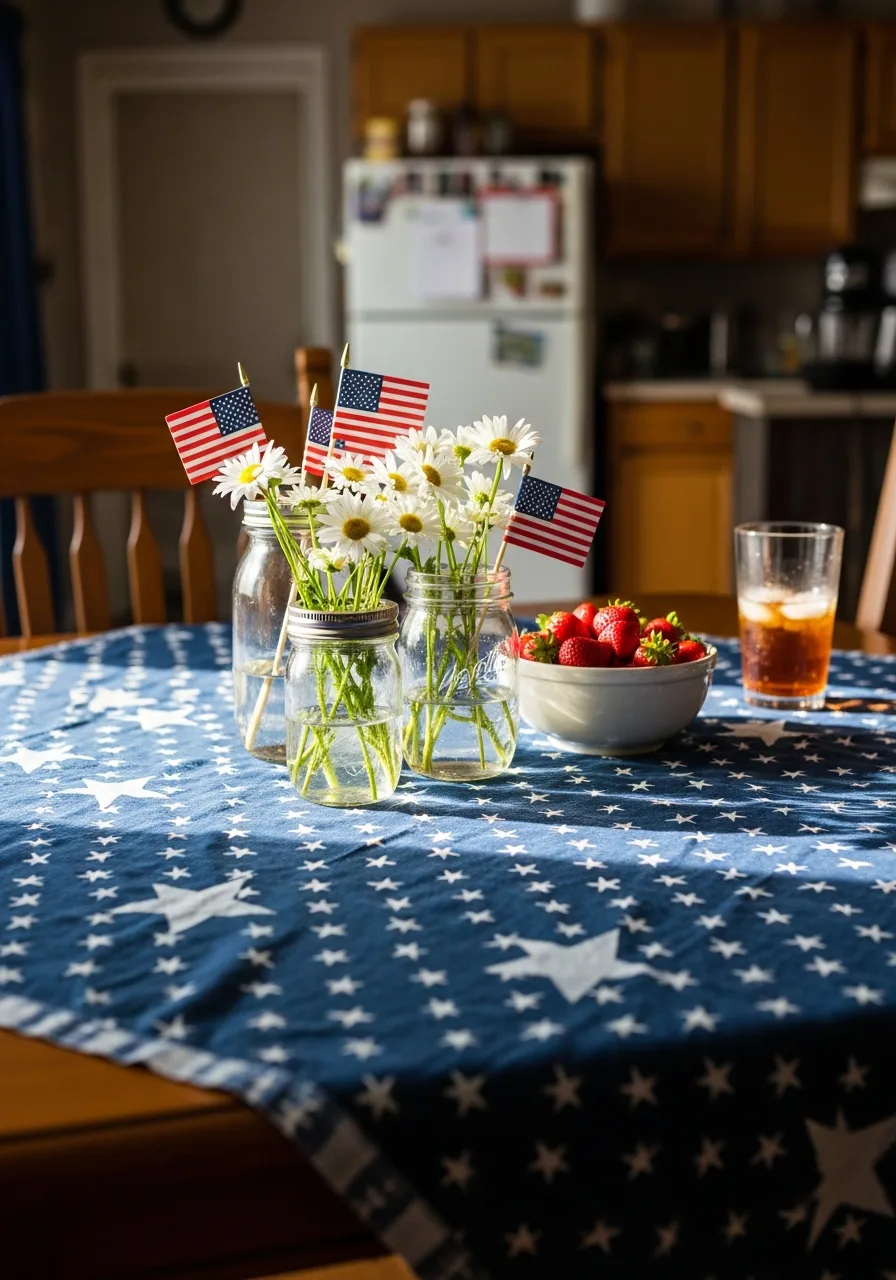 16. Star Spangled Tablecloth