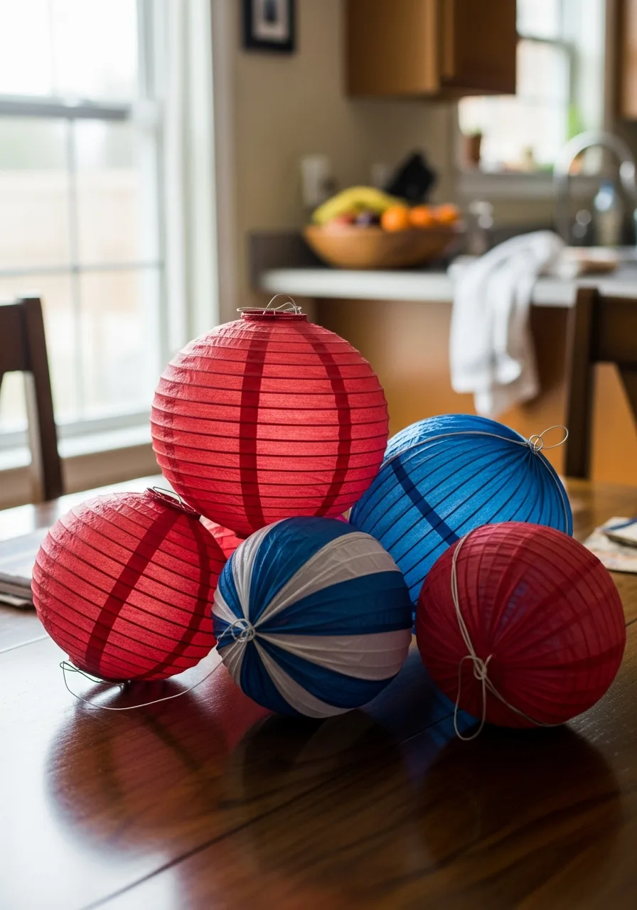 18. Patriotic Paper Lanterns