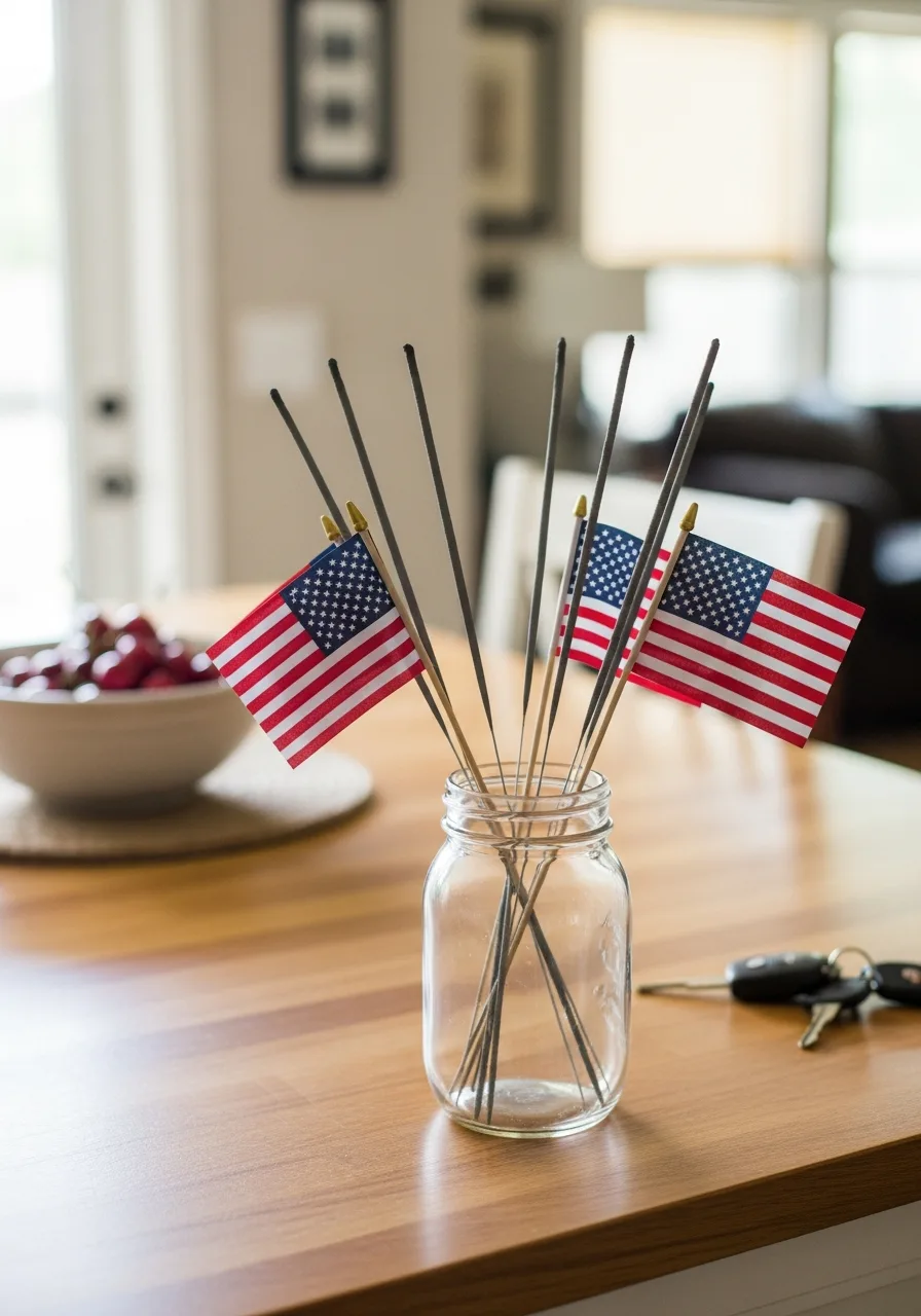 19. Sparkler Centerpiece