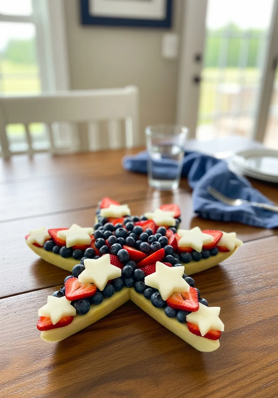 26. Star Shaped Fruit Platter