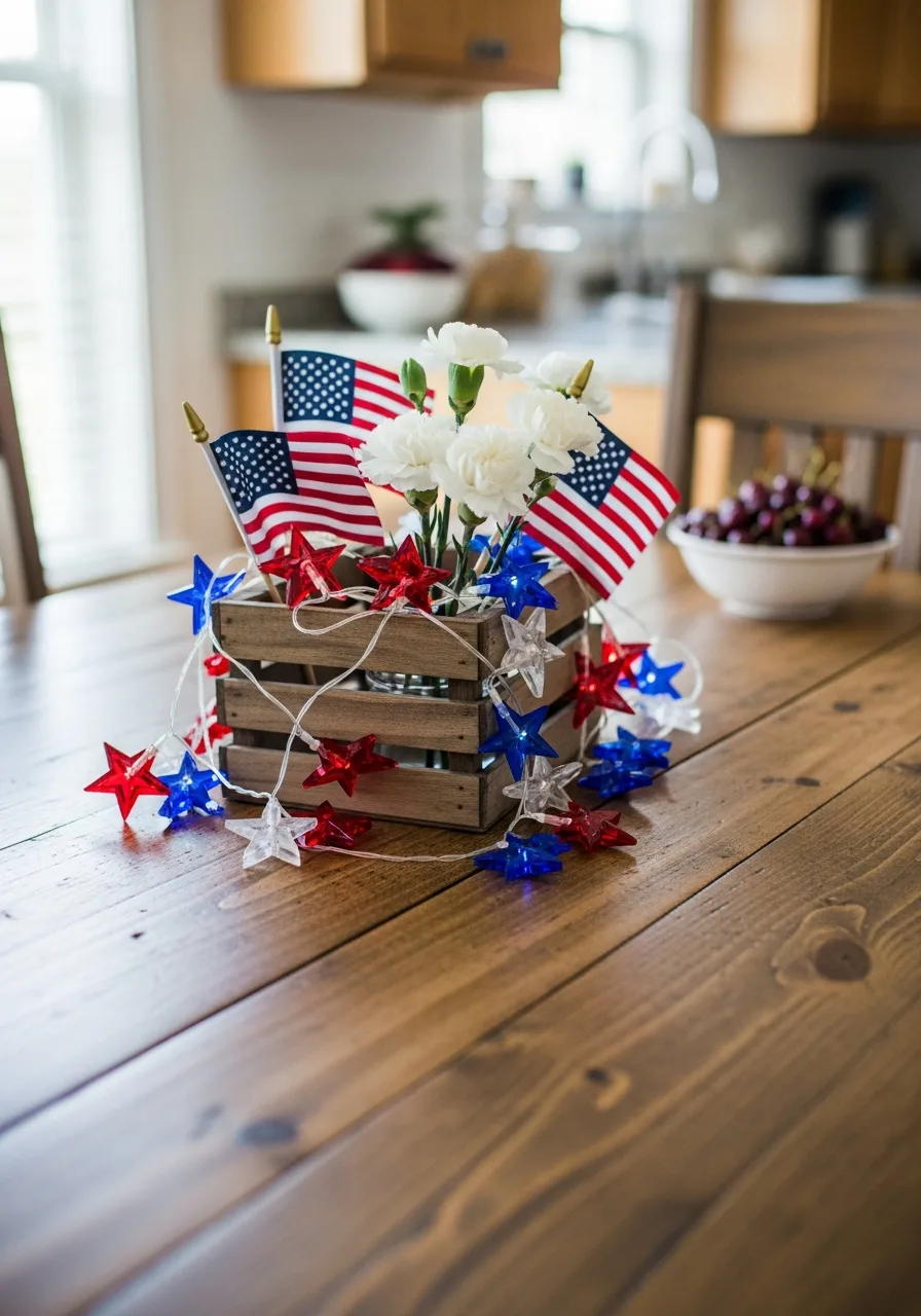 28. Patriotic String Lights