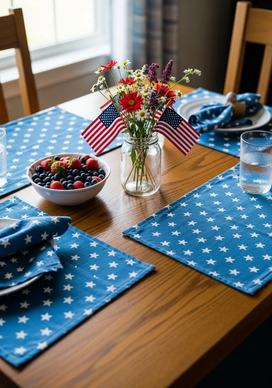 46. Star Patterned Placemats