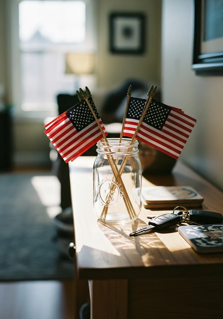 21. Mini Flag Jar