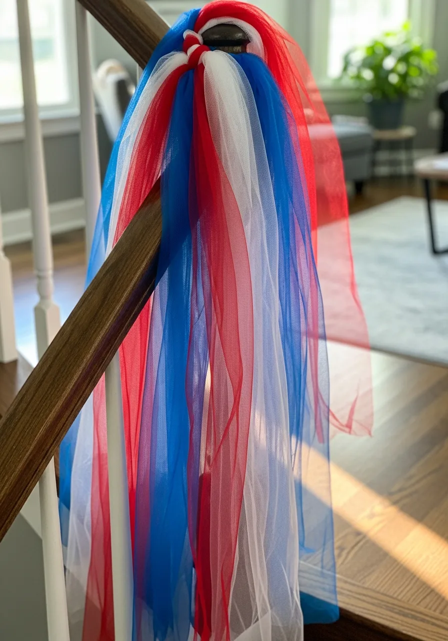 27. Red White Blue Tulle