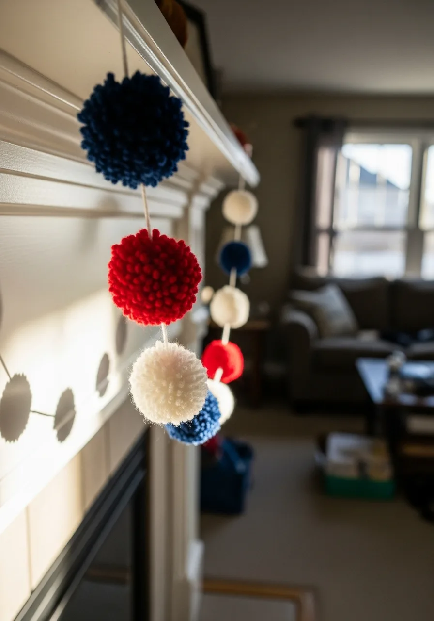 41. Patriotic Pom Pom Trim