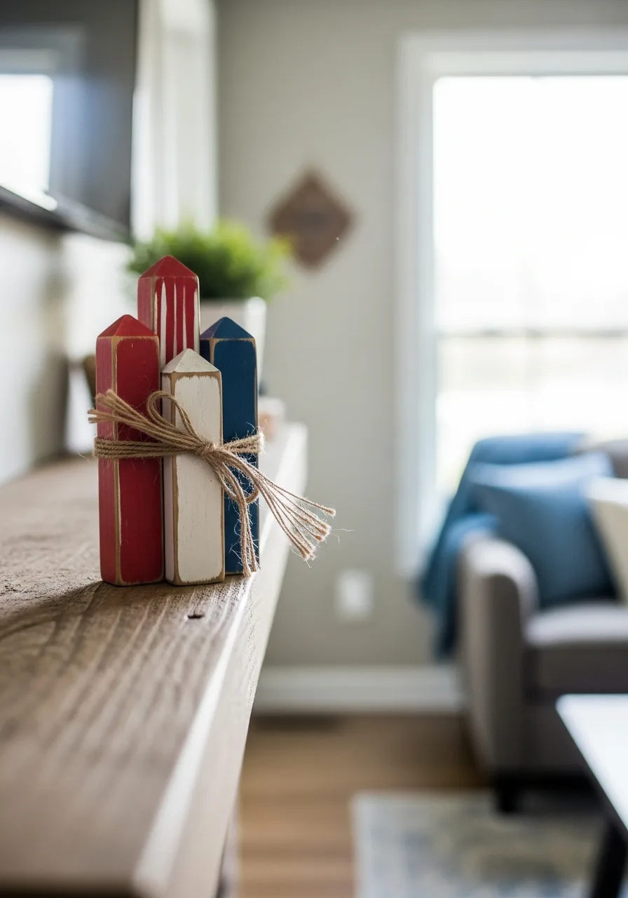 9. Wooden Firecracker Blocks