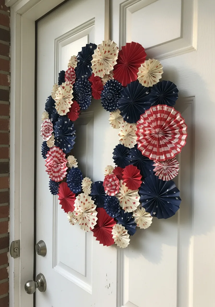 11. Paper Rosette Display
